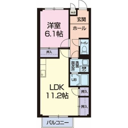 エルシャンクの物件間取画像